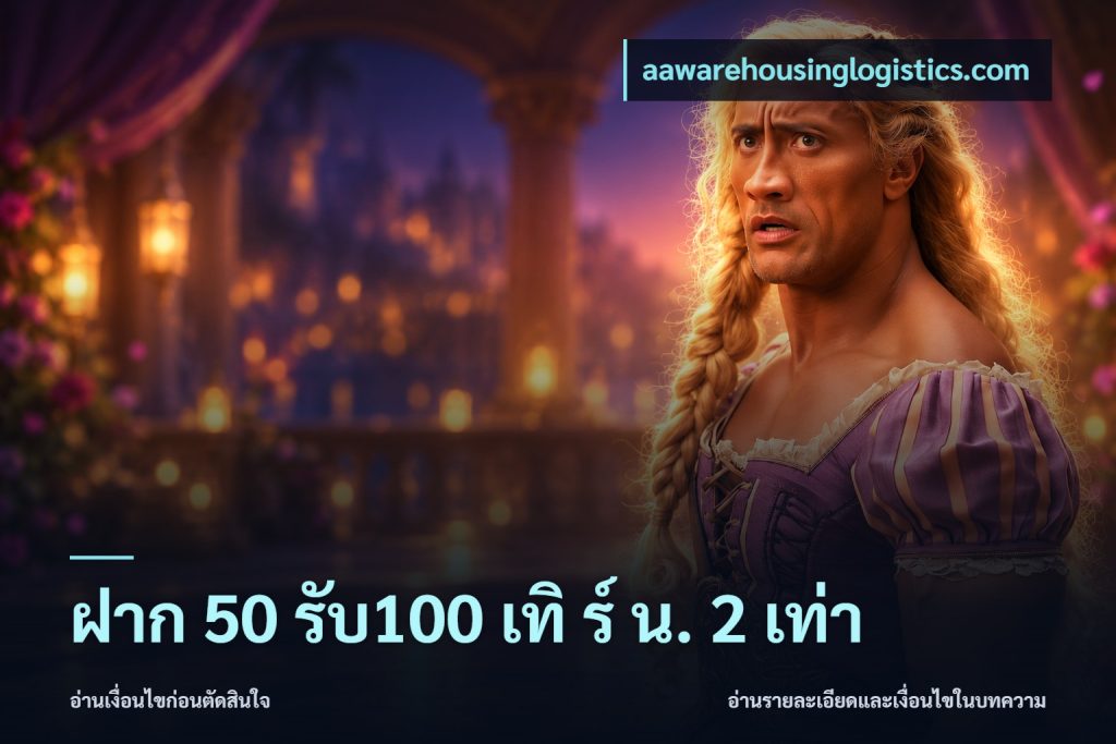 ฝาก 50 รับ100 เทิ ร์ น. 2 เท่า
