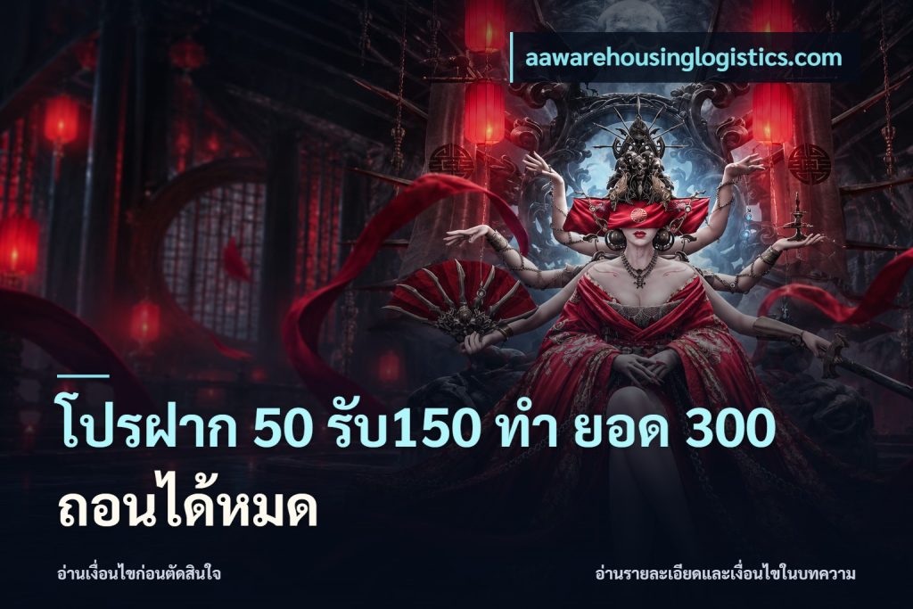 โปรฝาก 50 รับ150 ทํา ยอด 300 ถอนได้หมด