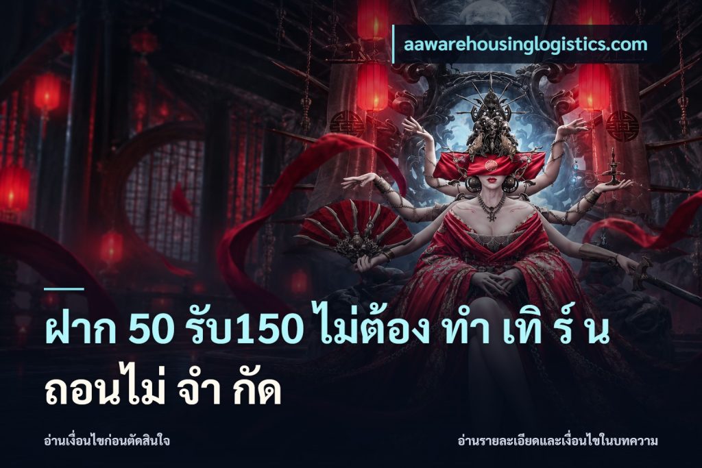 ฝาก 50 รับ150 ไม่ต้อง ทํา เทิ ร์ น ถอนไม่ จํา กัด