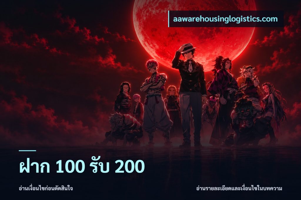 ฝาก 100 รับ 200