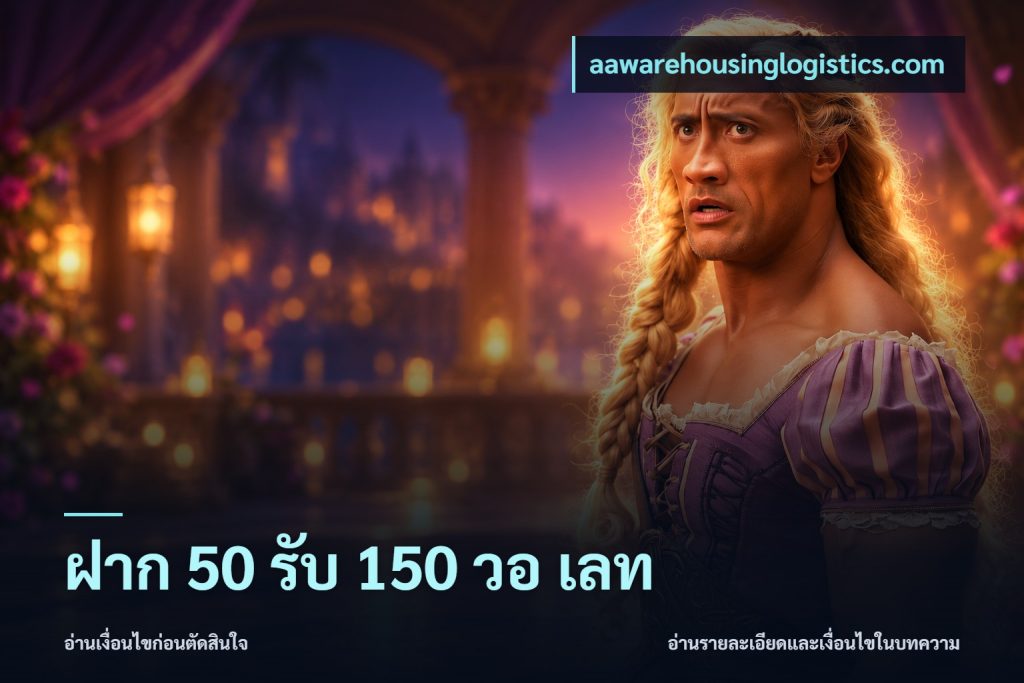ฝาก 50 รับ 150 วอ เลท