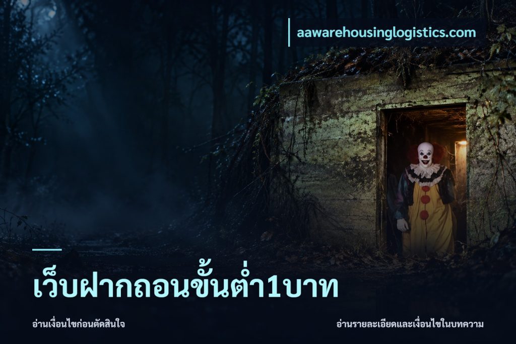 เว็บฝากถอนขั้นต่ำ1บาท