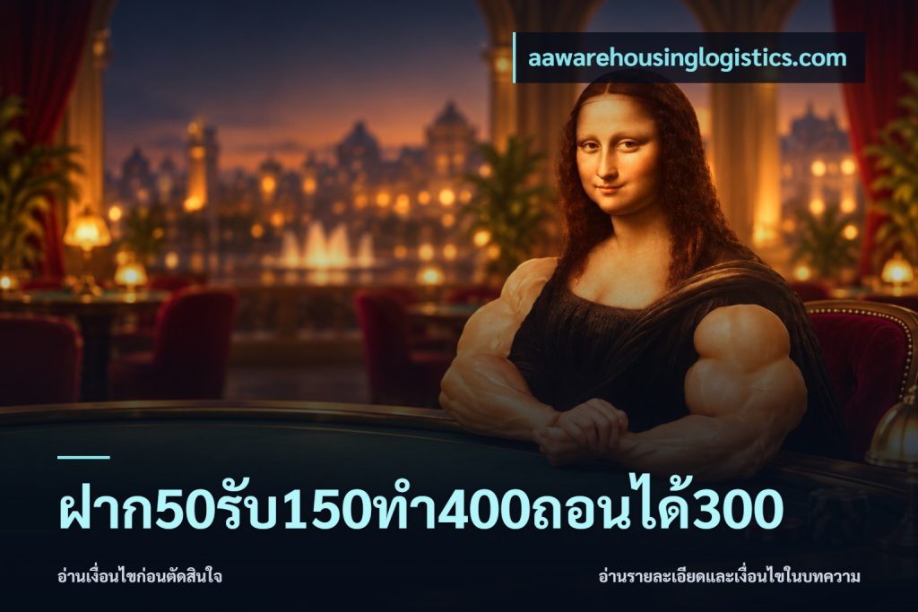 ฝาก50รับ150ทํา400ถอนได้300