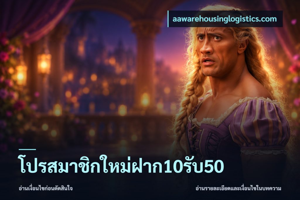 โปรสมาชิกใหม่ฝาก10รับ50