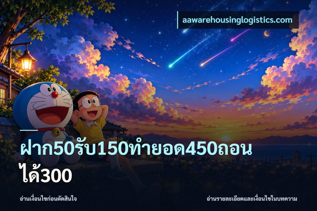 ฝาก50รับ150ทำยอด450ถอนได้300