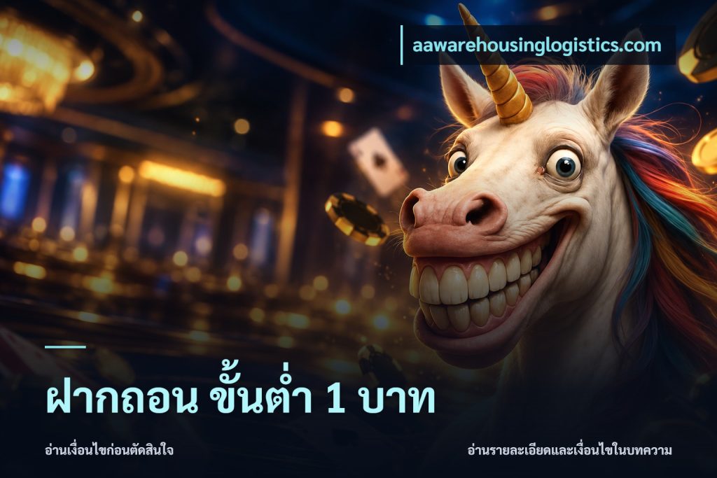 ฝากถอน ขั้นต่ำ 1 บาท