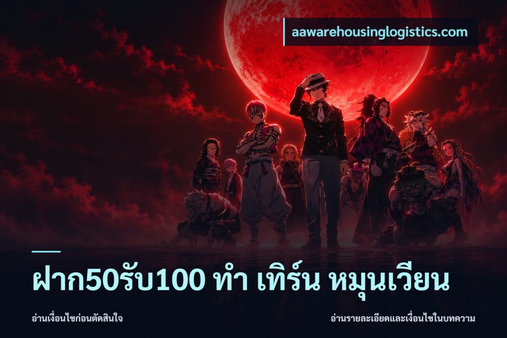 ฝาก50รับ100 ทํา เทิร์น หมุนเวียน