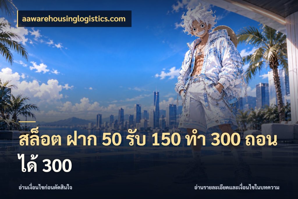 สล็อต ฝาก 50 รับ 150 ทํา 300 ถอนได้ 300 จับคู่โบนัสกับสไตล์เกมที่ชอบ กับ aawarehousinglogistics.com