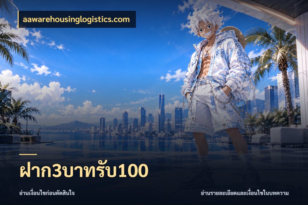 ฝาก3บาทรับ100