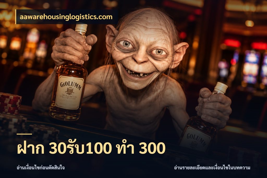 ฝาก 30รับ100 ทำ 300 จุดเด่นของเครดิตที่คนชอบเกมอยากรู้ ในมุม aawarehousinglogistics.com