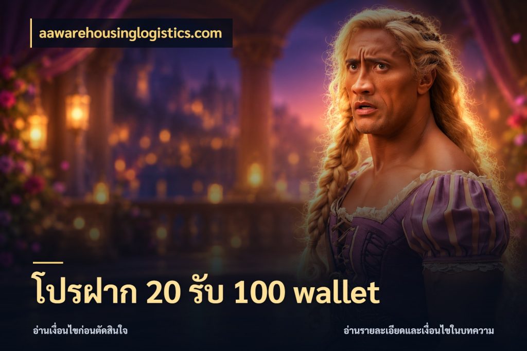 โปรฝาก 20 รับ 100 wallet จับประเด็นยอดรับก่อนเลือกความสนุก กับ aawarehousinglogistics.com