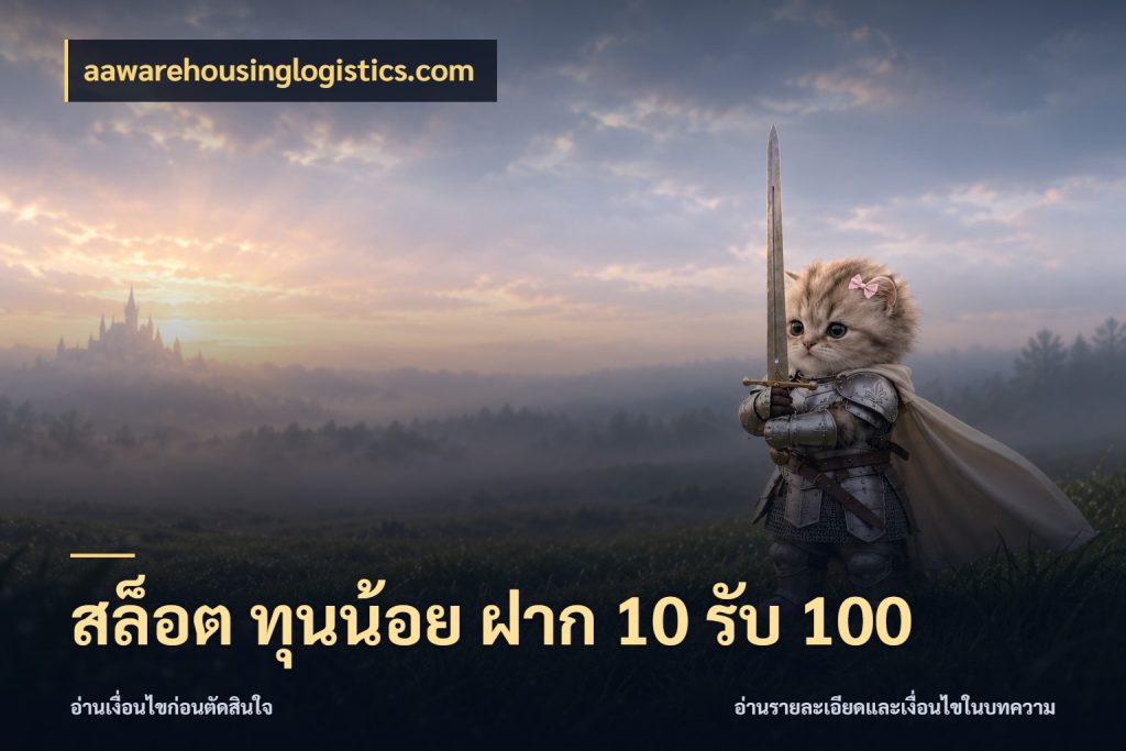 สล็อต ทุนน้อย ฝาก 10 รับ 100 จับคู่โบนัสกับสไตล์เกมที่ชอบ ในมุม aawarehousinglogistics.com