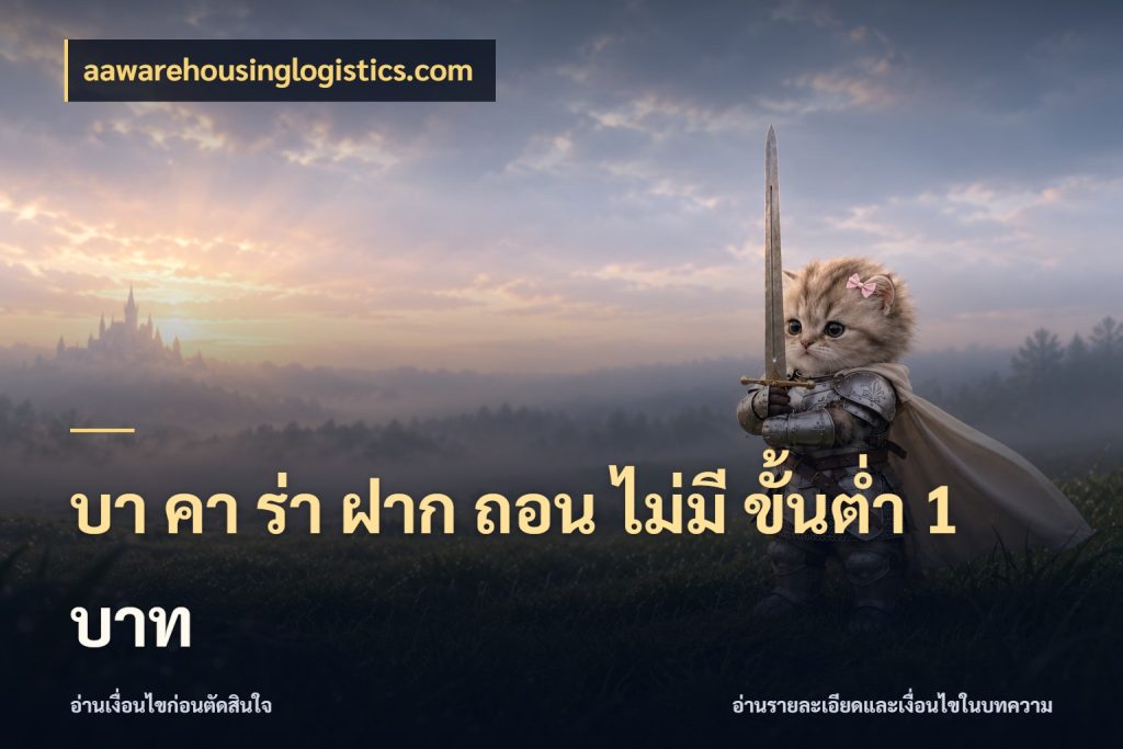 บา คา ร่า ฝาก ถอน ไม่มี ขั้นต่ำ 1 บาท จำนวนเงินกับรูปแบบที่ตรงใจสายบาคาร่า ในมุม aawarehousinglogistics.com