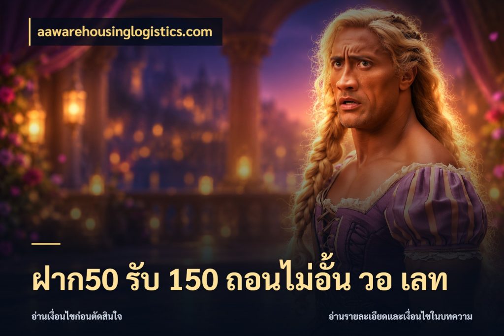 ฝาก50 รับ 150 ถอนไม่อั้น วอ เลท ยอดฝากและยอดรับในมุมของคนชอบลุ้น สไตล์ aawarehousinglogistics.com