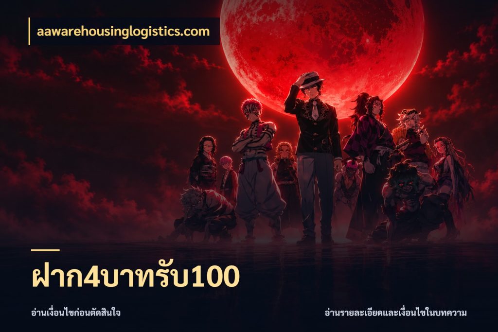 ฝาก4บาทรับ100 สีสันของโปรฝากและยอดรับ กับ aawarehousinglogistics.com