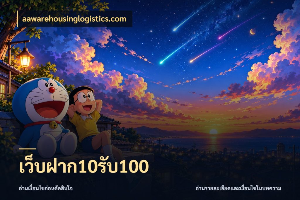 เว็บฝาก10รับ100 aawarehousinglogistics.com โปรยอดรับที่สายเกมสนใจ