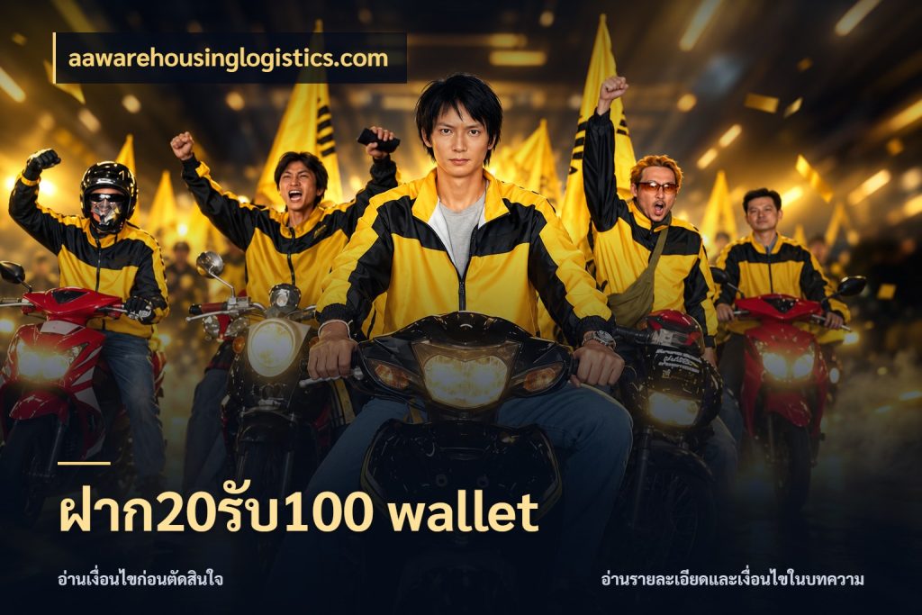 ฝาก20รับ100 wallet aawarehousinglogistics.com เปิดมุมโปรให้เข้ากับเกมแนวโปรด