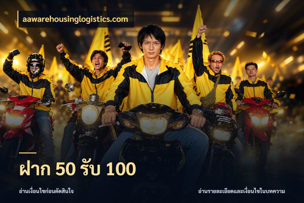 ฝาก 50 รับ 100 เปิดมุมโปรให้เข้ากับเกมแนวโปรด ในมุม aawarehousinglogistics.com