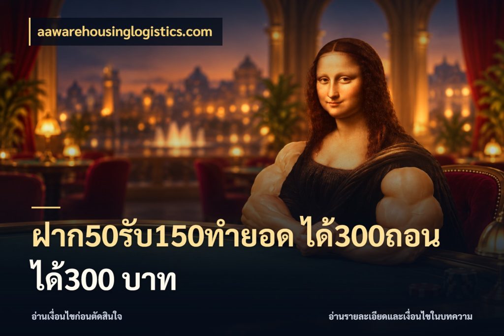 ฝาก50รับ150ทำยอด ได้300ถอนได้300 บาท aawarehousinglogistics.com สนุกกับตัวเลือกโปรในสไตล์ของคุณ