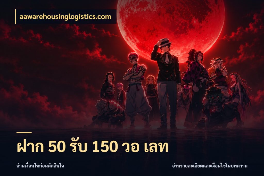 ฝาก 50 รับ 150 วอ เลท จับประเด็นยอดรับก่อนเลือกความสนุก กับ aawarehousinglogistics.com