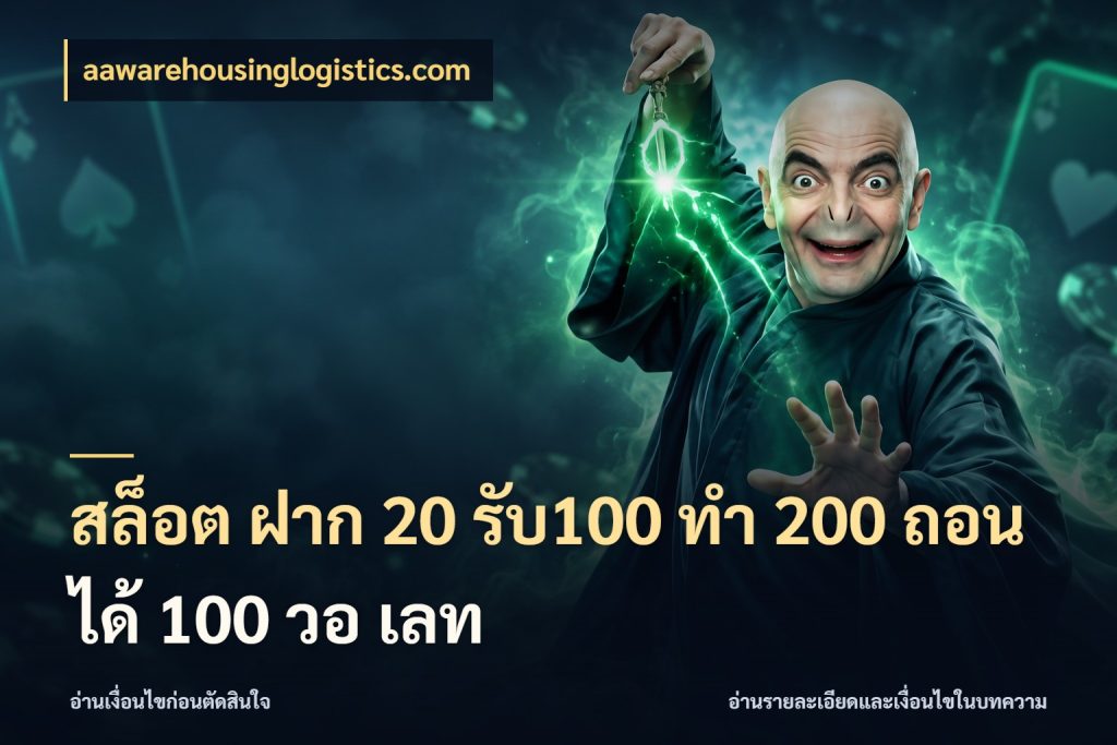 สล็อต ฝาก 20 รับ100 ทํา 200 ถอนได้ 100 วอ เลท จับประเด็นยอดรับก่อนเลือกความสนุก สไตล์ aawarehousinglogistics.com