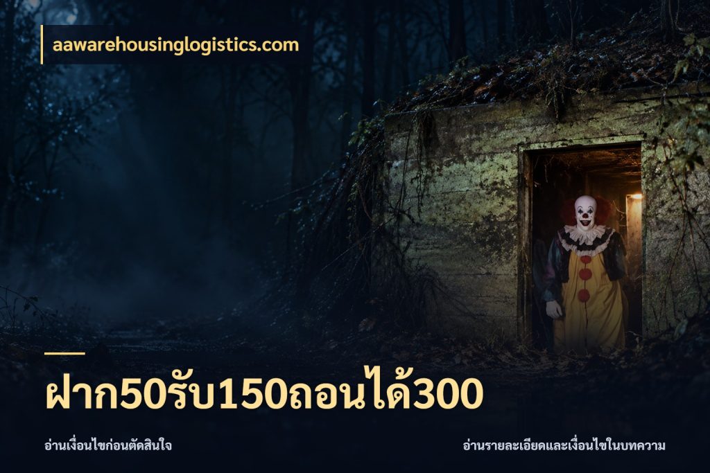 ฝาก50รับ150ถอนได้300 เครดิตกับรูปแบบโปรที่ตรงใจ ในมุม aawarehousinglogistics.com