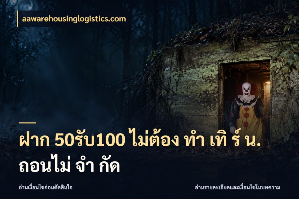 ฝาก 50รับ100 ไม่ต้อง ทํา เทิ ร์ น. ถอนไม่ จํา กัด โปรยอดรับที่สายเกมสนใจ กับ aawarehousinglogistics.com
