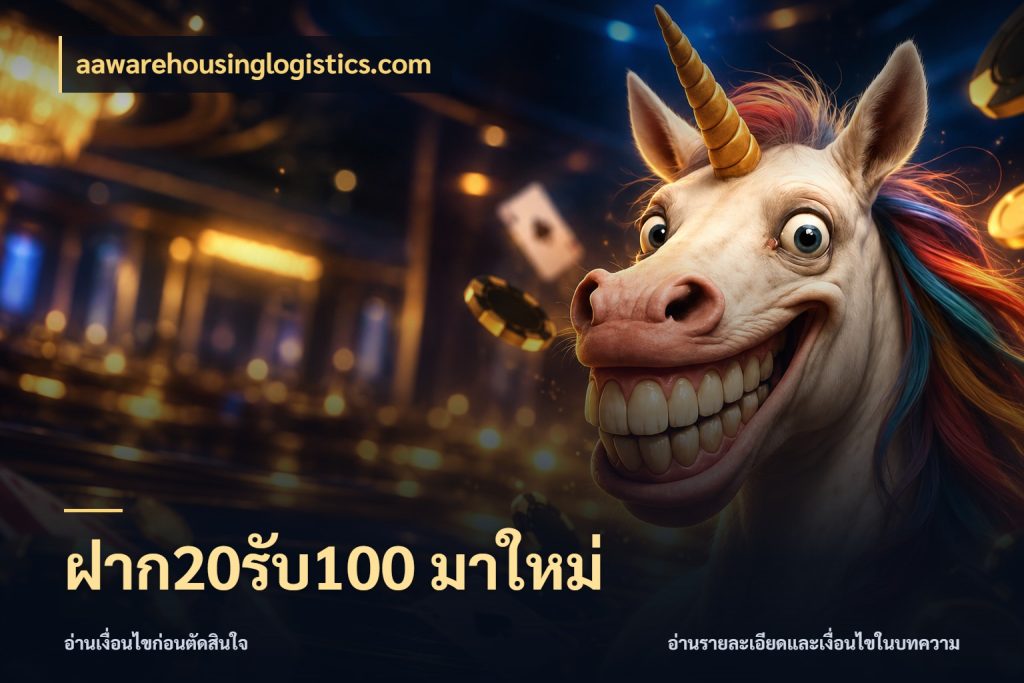 ฝาก20รับ100 มาใหม่ จับคู่โบนัสกับสไตล์เกมที่ชอบ ในมุม aawarehousinglogistics.com