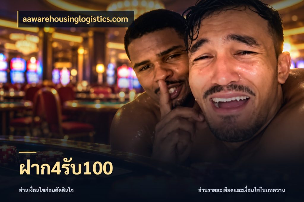 ฝาก4รับ100 จับประเด็นยอดรับก่อนเลือกความสนุก ในมุม aawarehousinglogistics.com