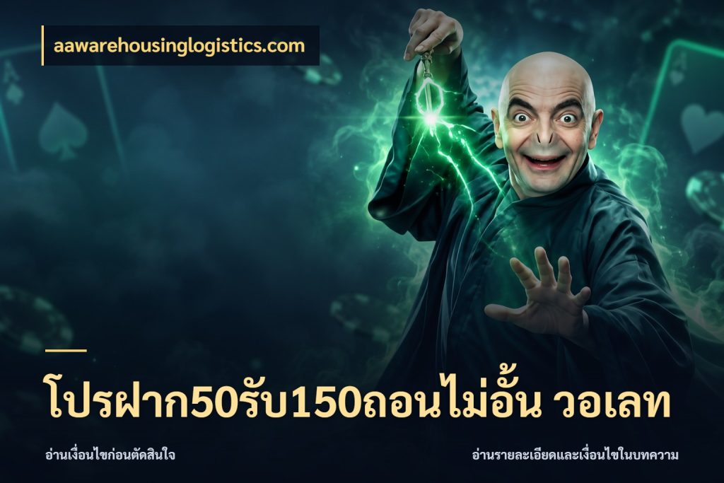 โปรฝาก50รับ150ถอนไม่อั้น วอเลท จับประเด็นยอดรับก่อนเลือกความสนุก ในมุม aawarehousinglogistics.com