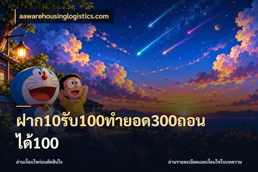 ฝาก10รับ100ทํายอด300ถอนได้100