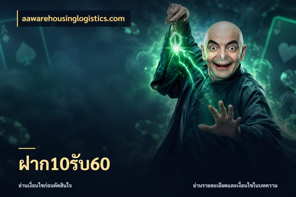 ฝาก10รับ60 สนุกกับตัวเลือกโปรในสไตล์ของคุณ กับ aawarehousinglogistics.com